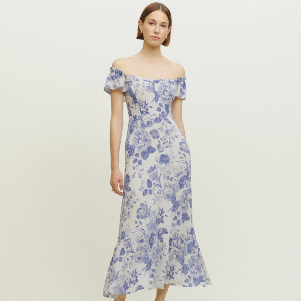 Reformation Butterfly Dress - Lucerne, Size 4, NWT